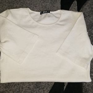 White Fitted Short Sleeve Shirt